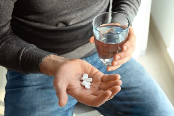 Taking medications for bacterial prostatitis